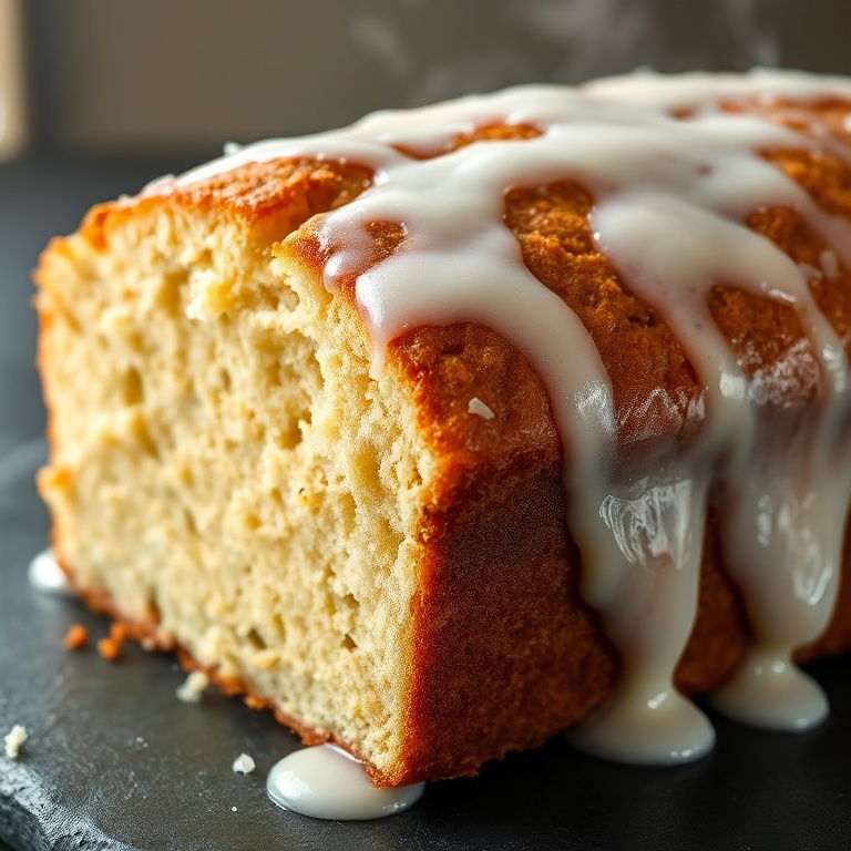 moist coconut loaf cake