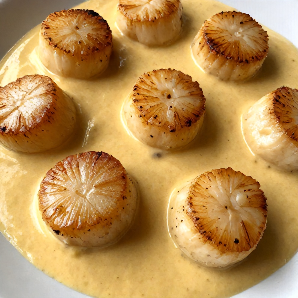 Quick Cajun Scallops