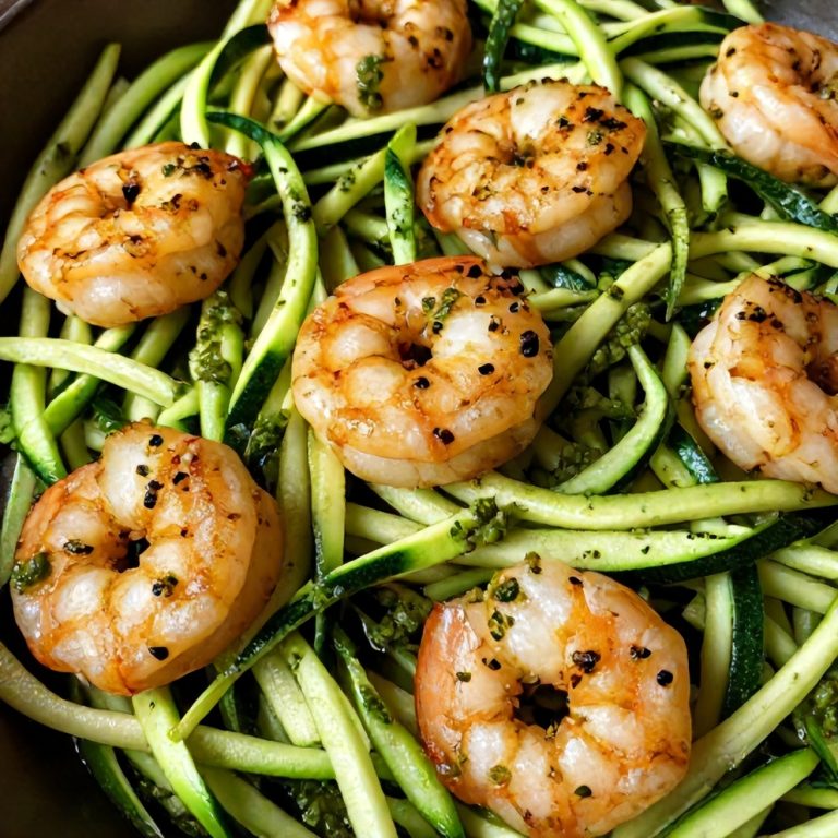 Quick Zucchini Noodles with Pesto