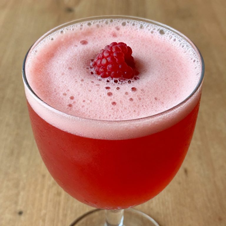 Raspberry Passionfruit Tequila Sour