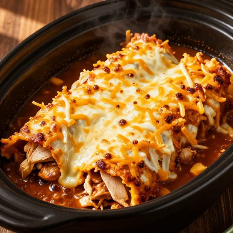 slow cooker chicken enchiladas