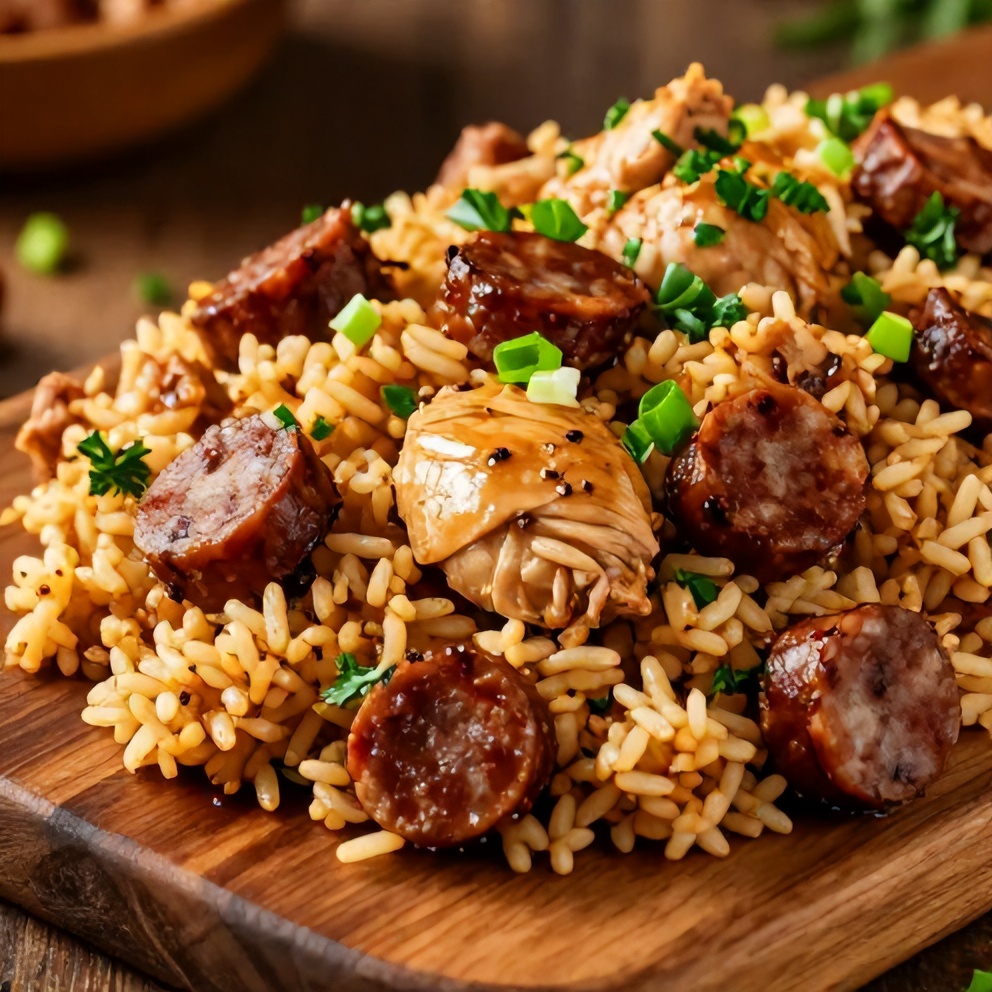 Plated Southern Chicken Bog