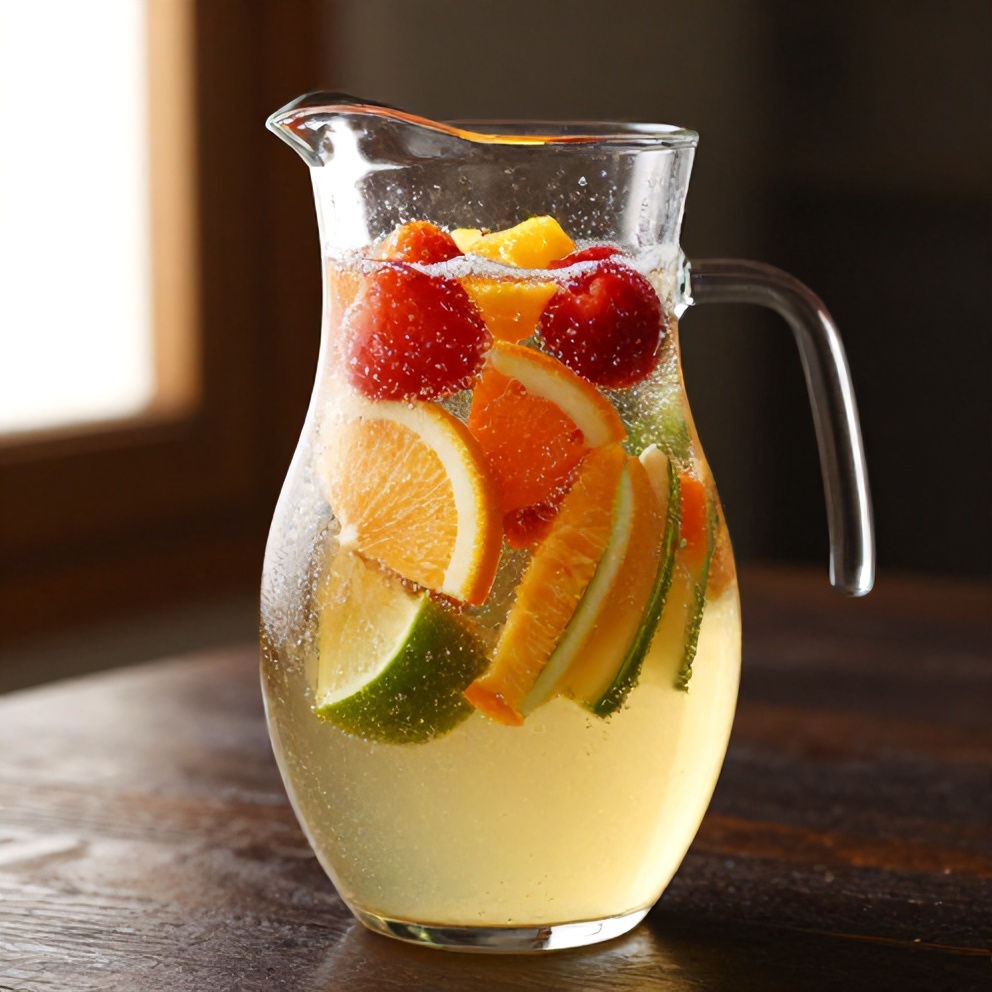 sparkling fruit punch