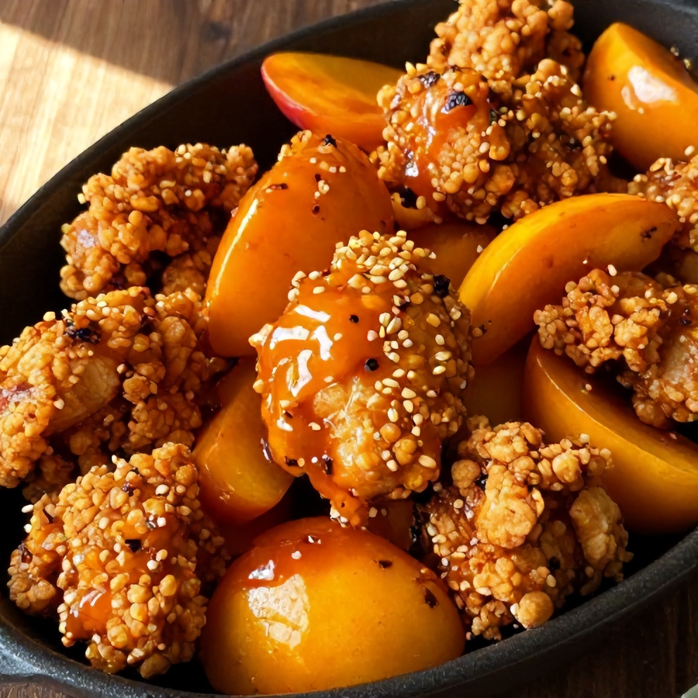 Spicy Jalapeño Peach Chicken