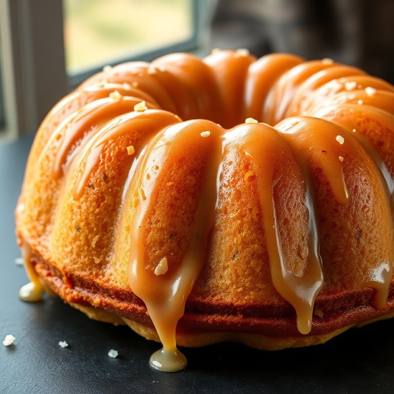 tropical passionfruit coconut bundt cake