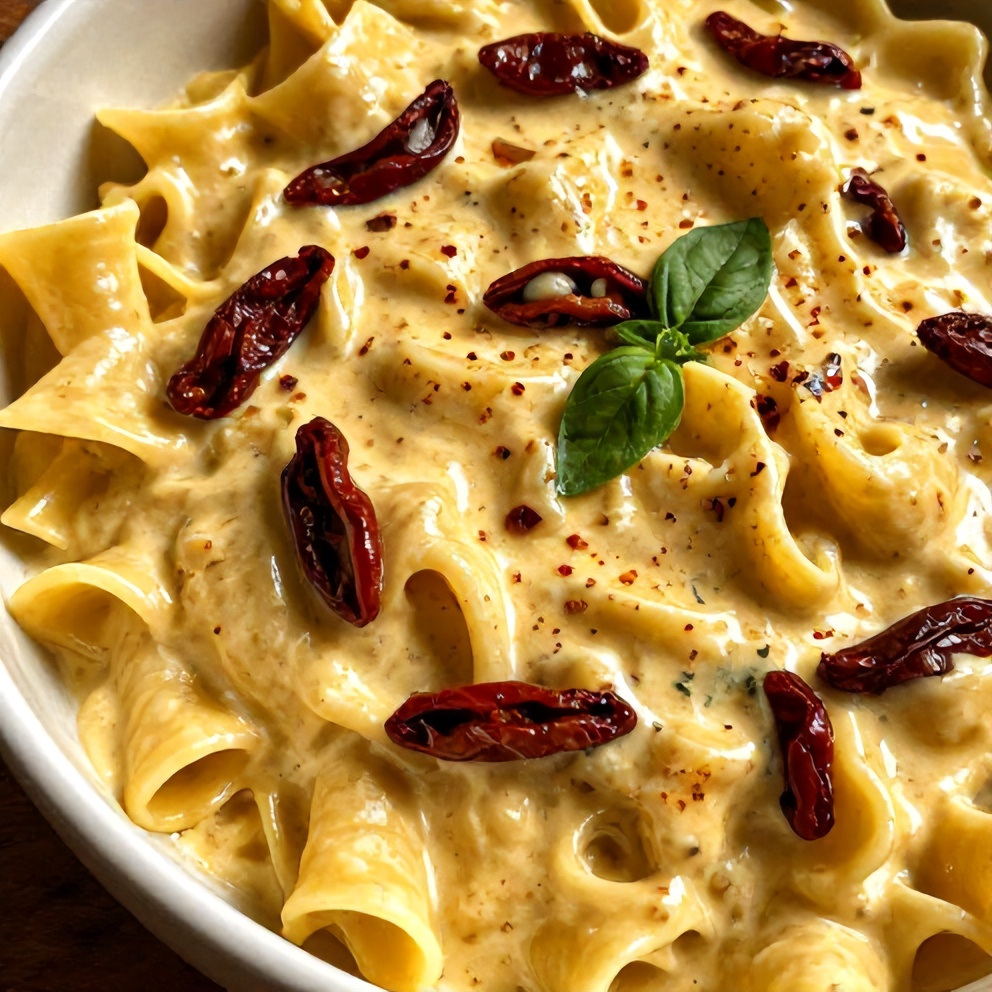 vegan sun dried tomato pasta