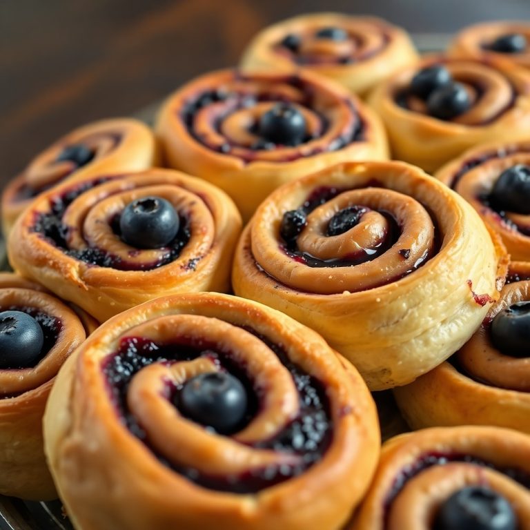 Blueberry Cinnamon Rolls