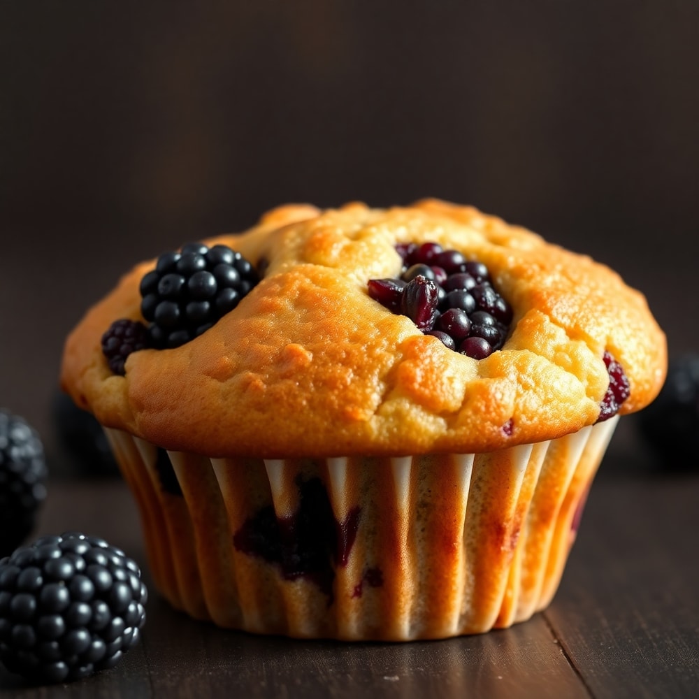 blackberry muffins