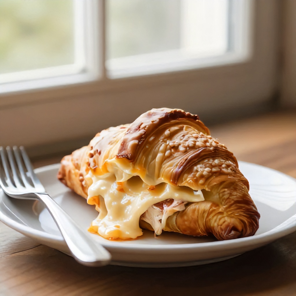 Chicken Alfredo Stuffed Crescents