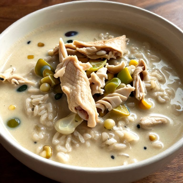 creamy coconut chicken brothy rice