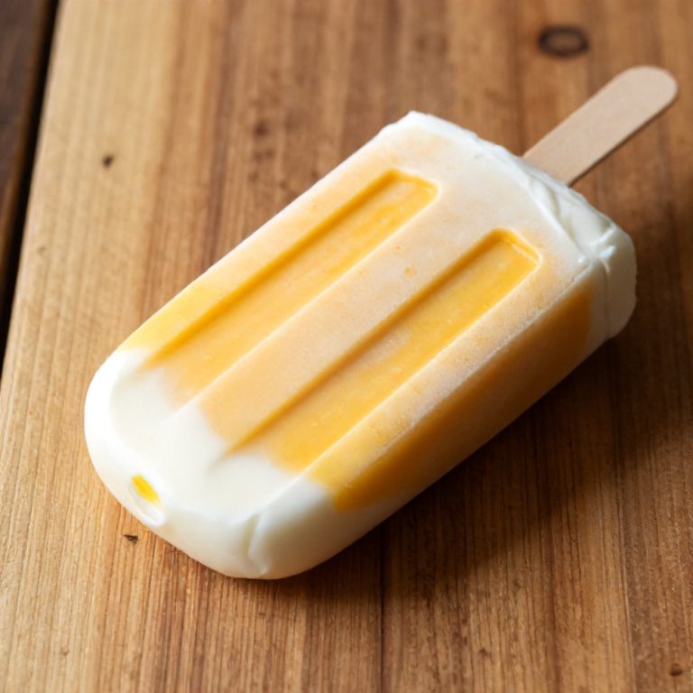 Mango Greek Yogurt Popsicles