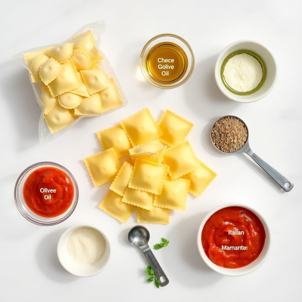 Air Fryer Ravioli Ingredients
