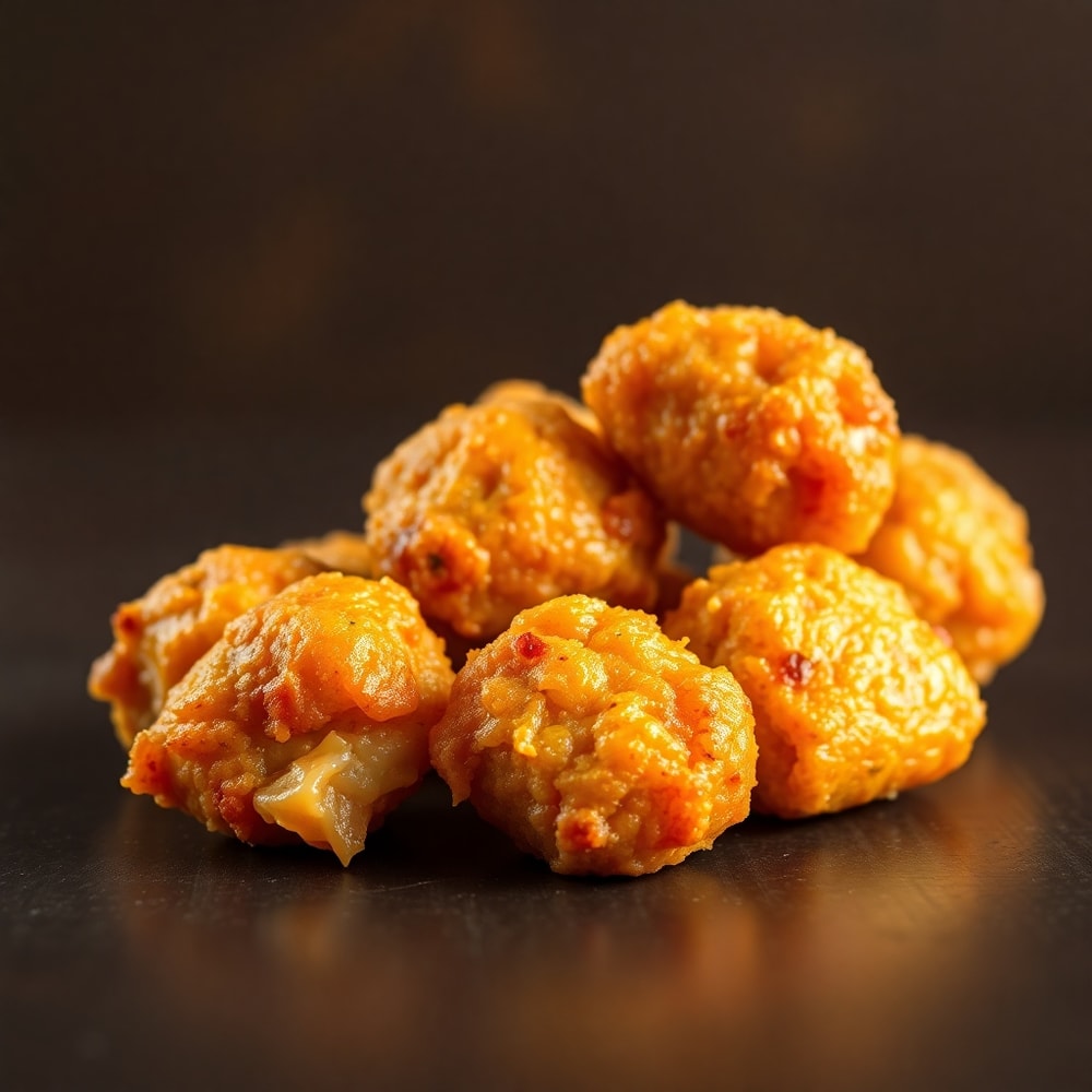 crispy garlic pork bites