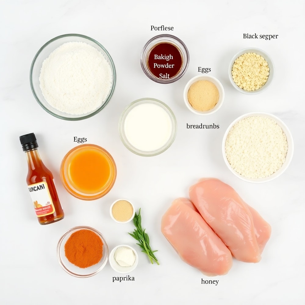 Honey Hot Chicken Ingredients