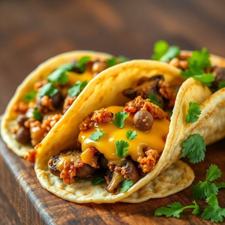 mushroom tacos