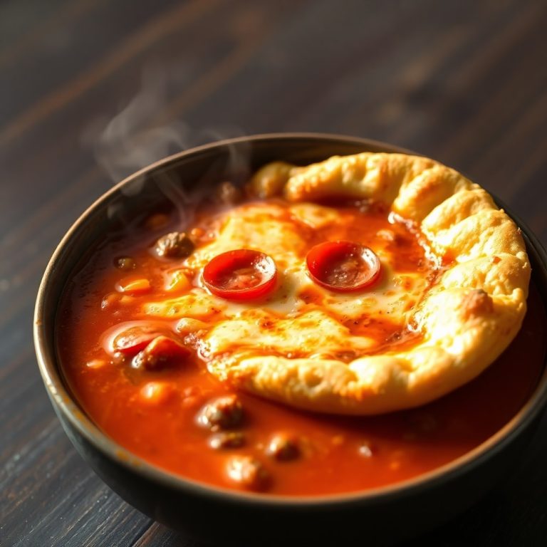 paleo pizza soup