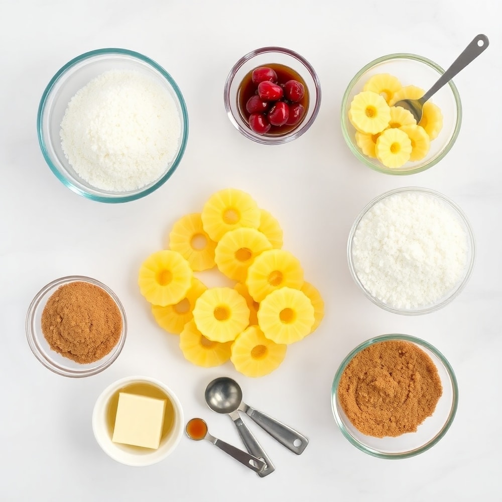 Pineapple Upside Down Sugar Cookies Ingredients