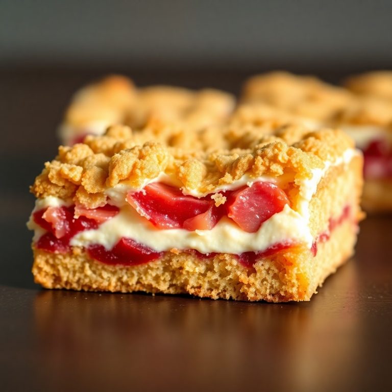 rhubarb bars