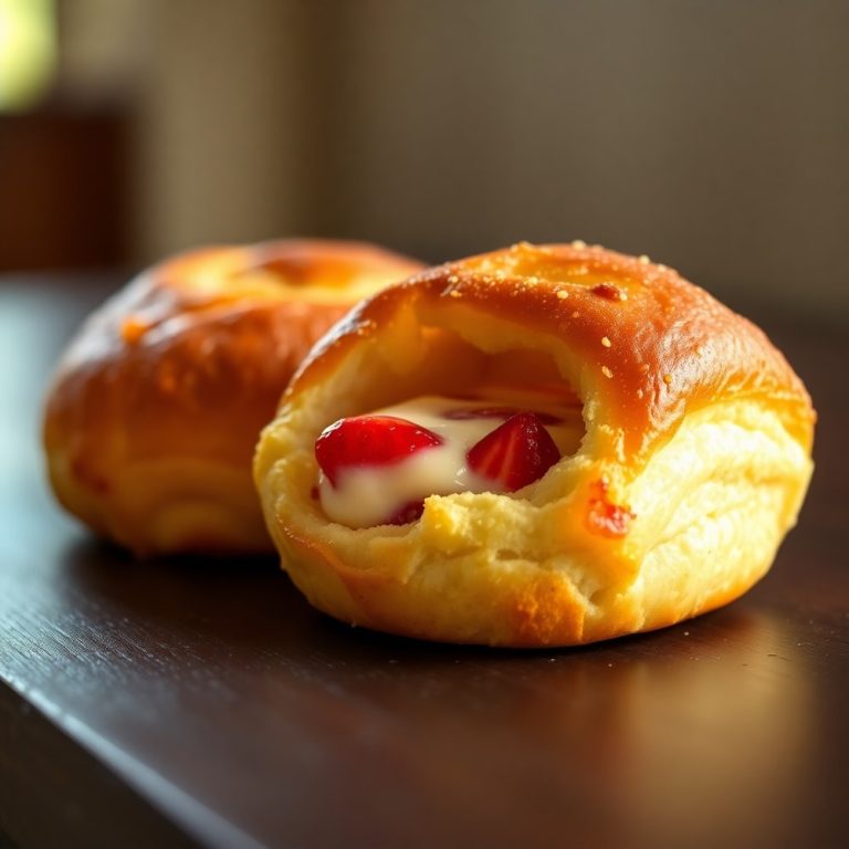 Strawberry Cheesecake Breakfast Rolls