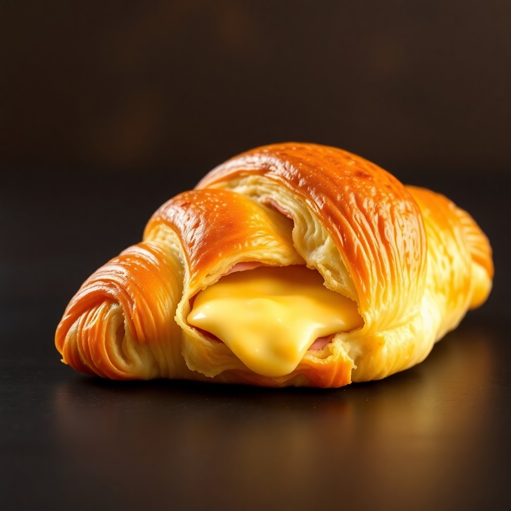 Easy Baked Ham and Cheese Croissants