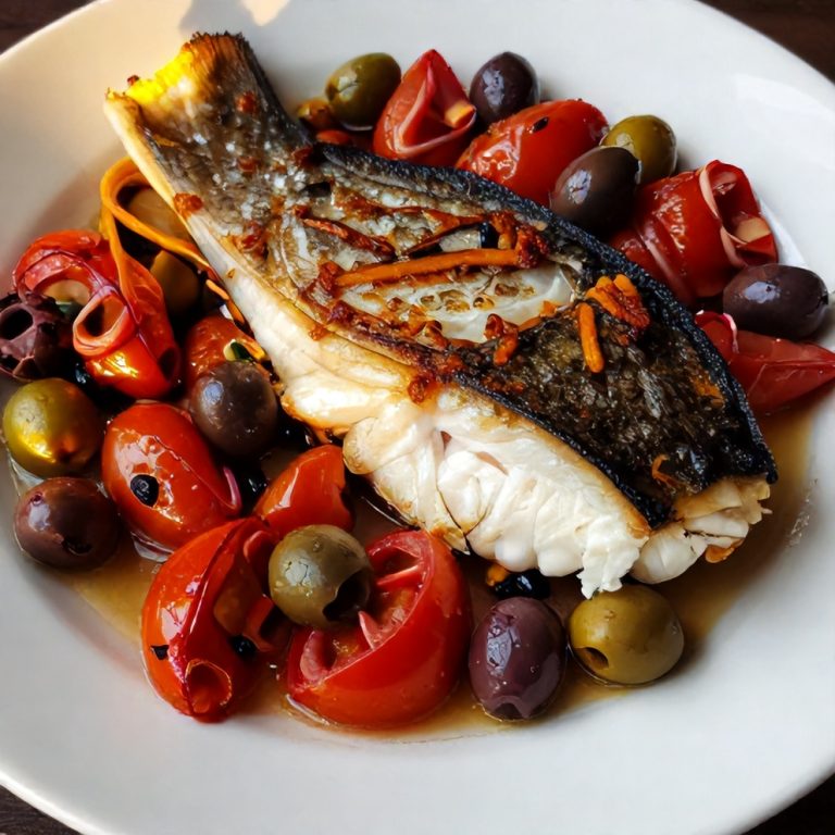 Easy Baked Sea Bass