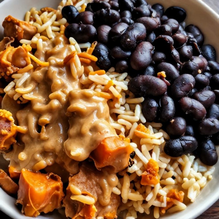 Easy Cajun Sweet Potato Rice Bowl