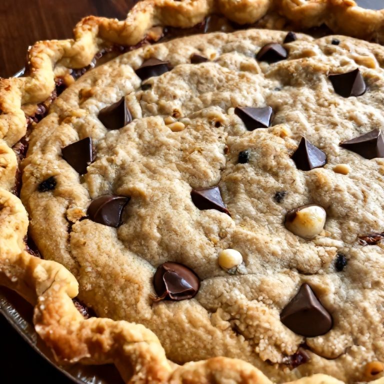 Easy Chocolate Chip Cookie Pie