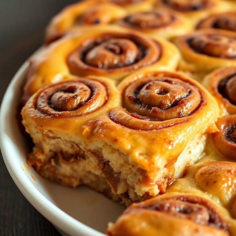 Easy Cinnamon Roll Casserole
