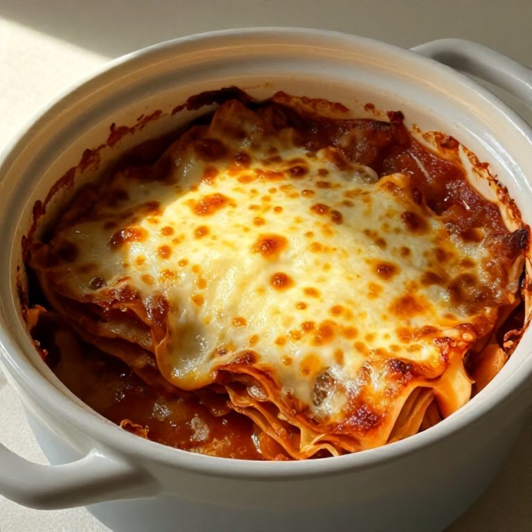 easy crockpot lasagna