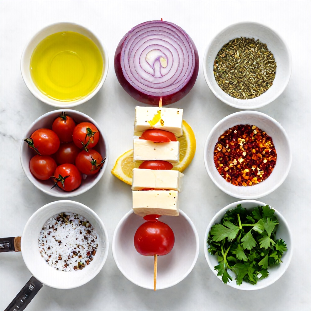 Halloumi Skewers Ingredients