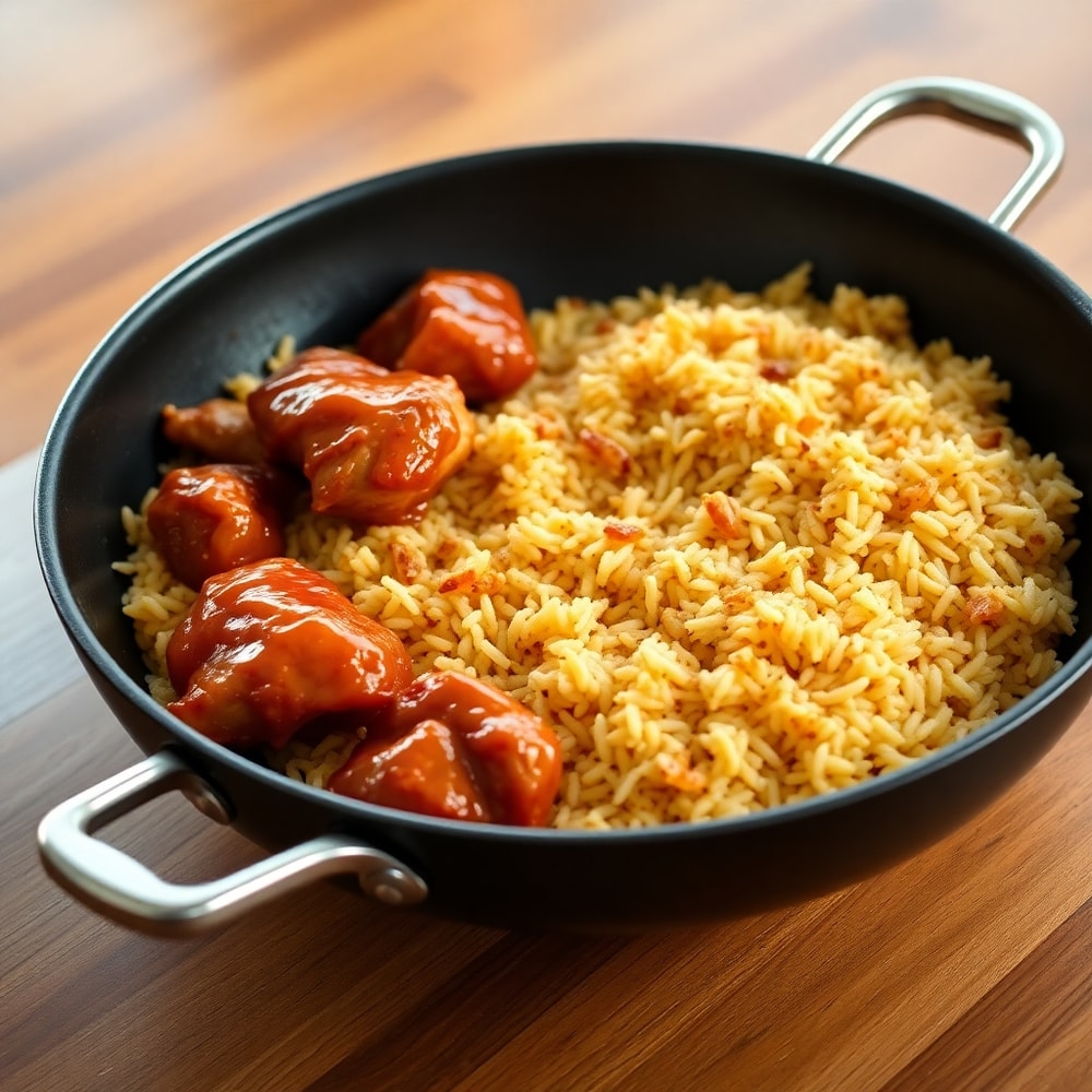 Honey BBQ Chicken and Rice