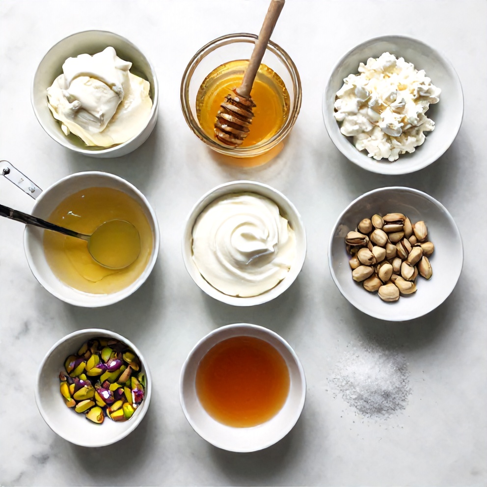 Raw Ingredients for No-Bake Ricotta Cups