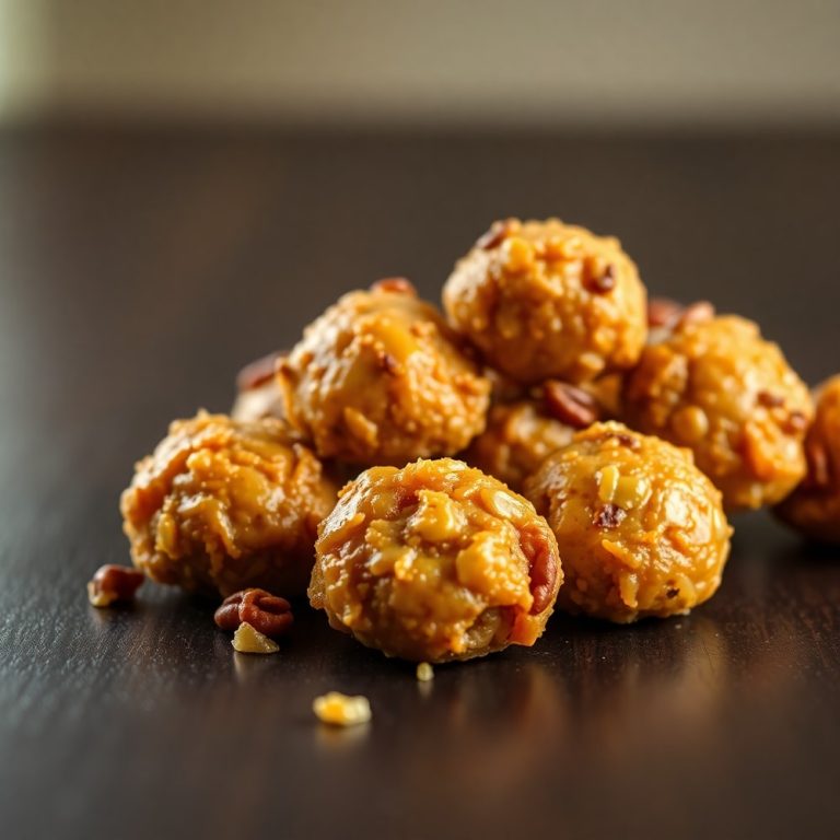 Easy Pecan Crunch Glazed Bites