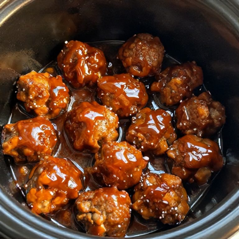 Easy Slow Cooker Sweet and Sour Meatballs