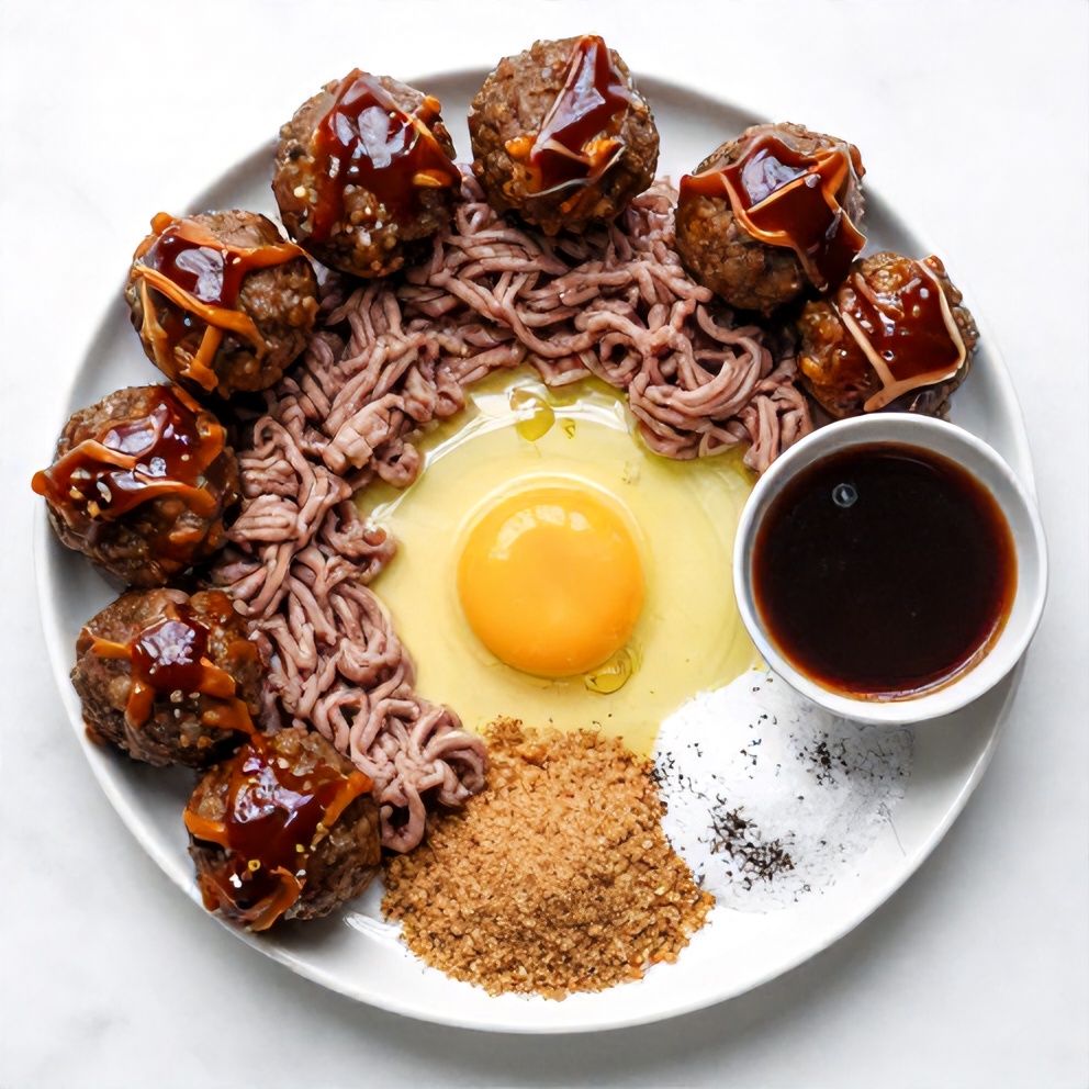 Ingredients for Sweet and Sour Meatballs Recipe