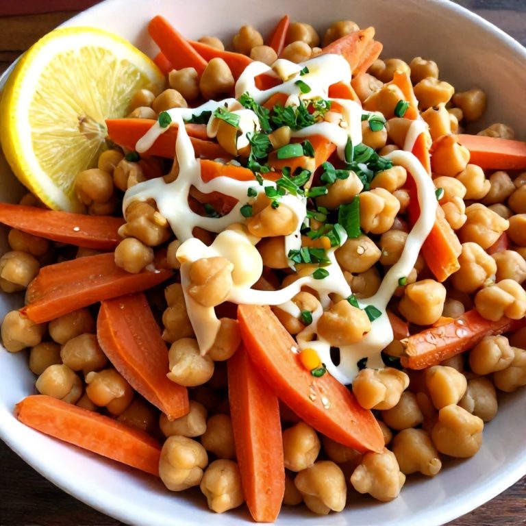 Easy Spring Carrot and Chickpea Salad