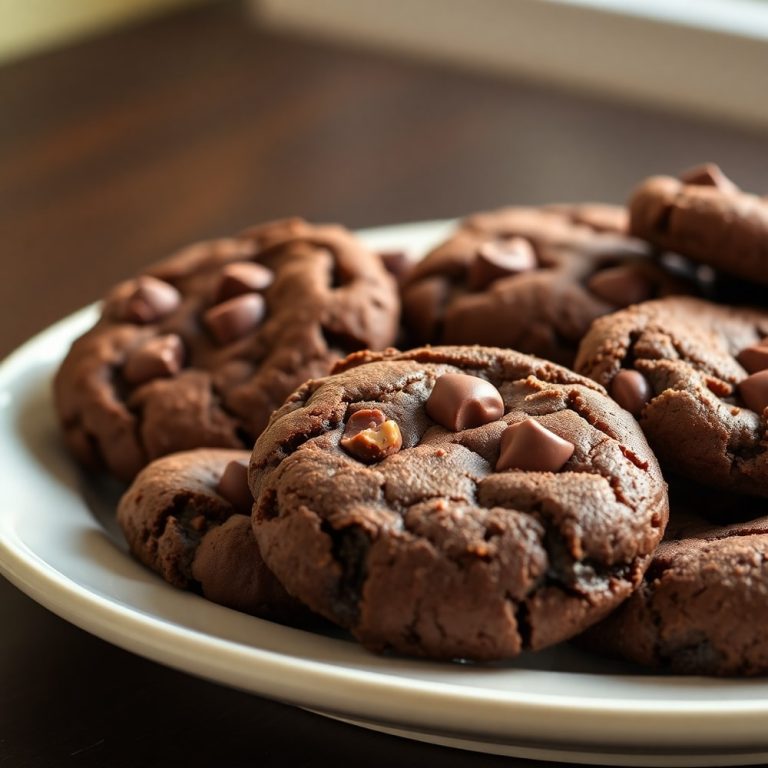 Fudgy Chocolate Brownie Cookies
