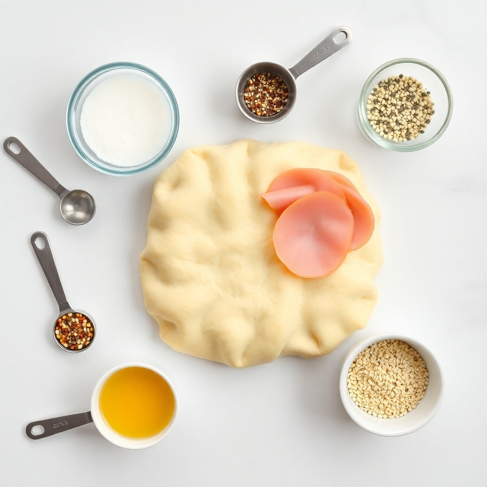 Ham and cheese croissant ingredients