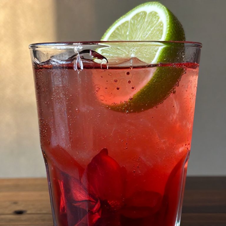 hibiscus lime sparkling water