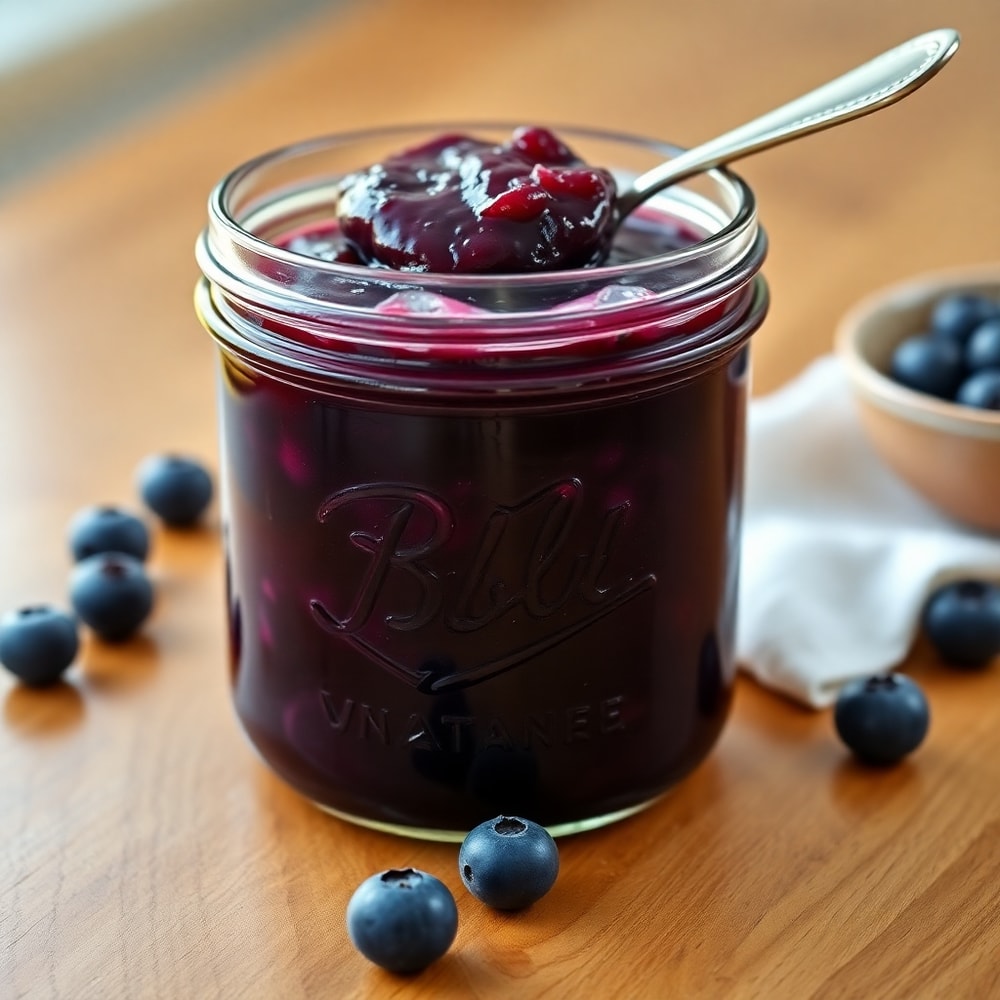 homemade blueberry butter
