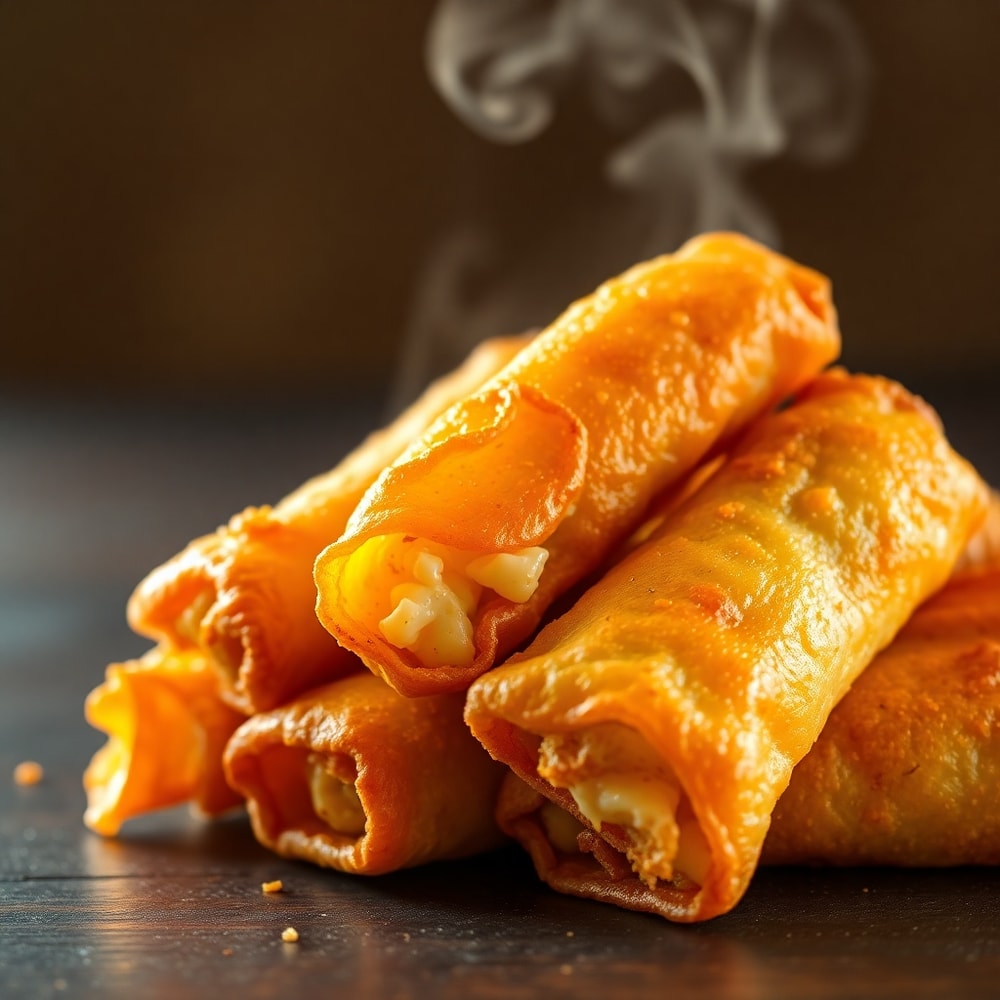 jalapeno popper egg rolls