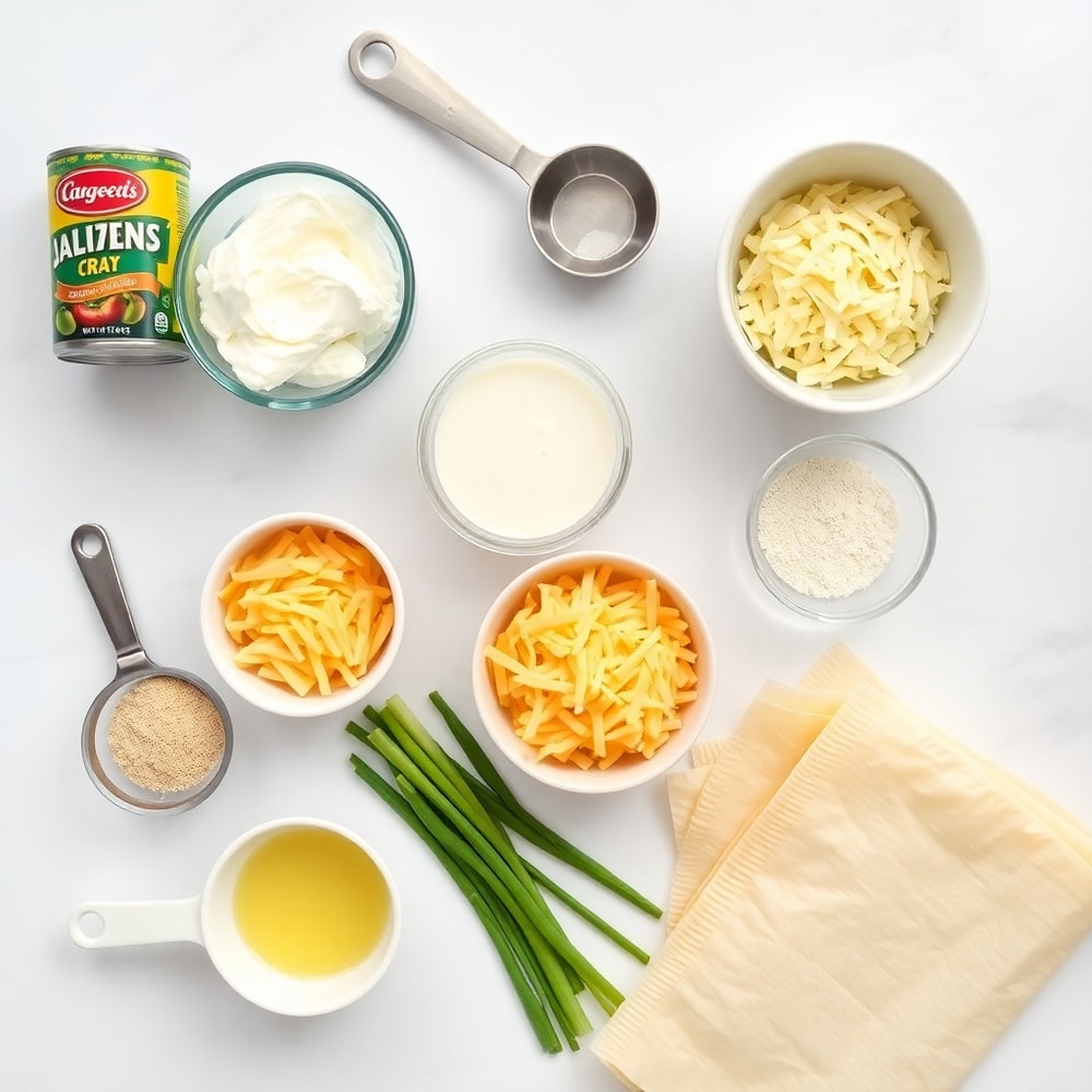 Jalapeno Popper Egg Rolls Ingredients