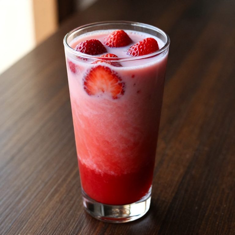Korean strawberry milk