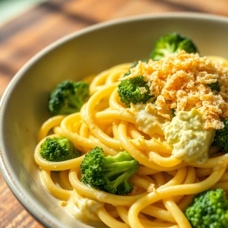 Mafaldine Pasta Limone with Broccoli