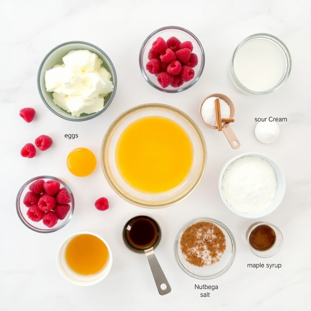 Raspberry Cheesecake French Toast Casserole Ingredients