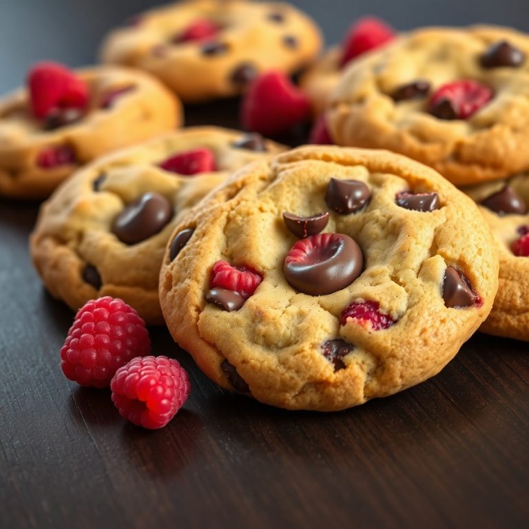 Raspberry Chocolate Chip Cookies