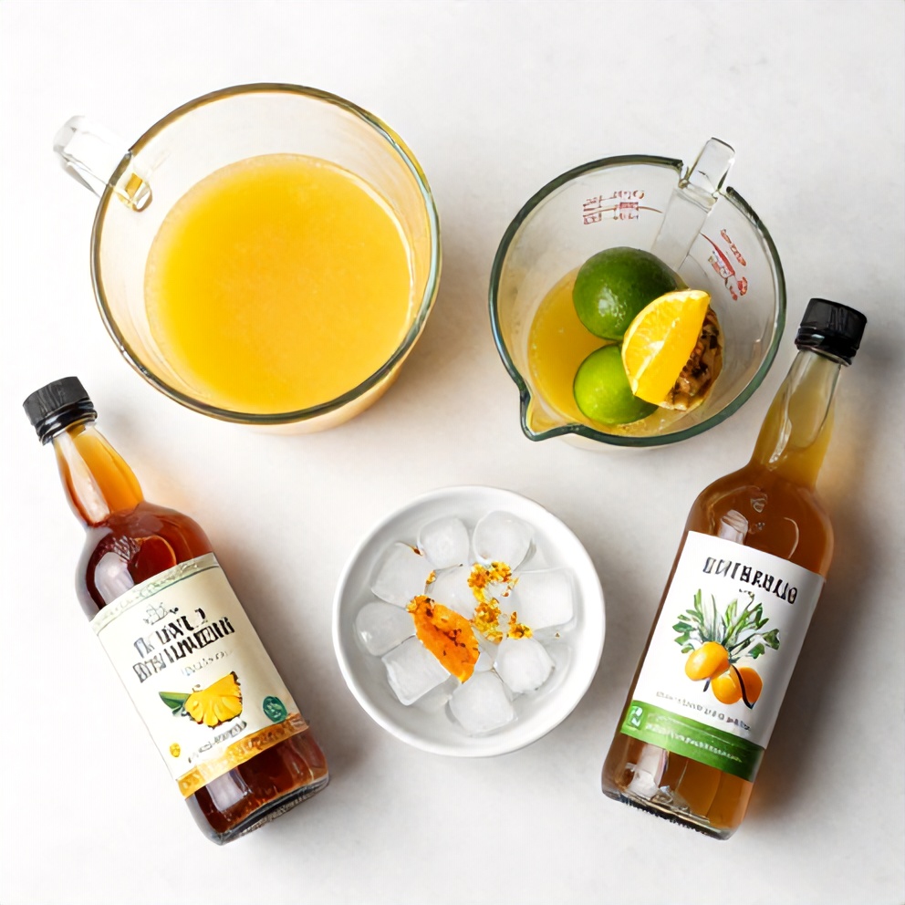 Pineapple Margarita Mocktail Ingredients