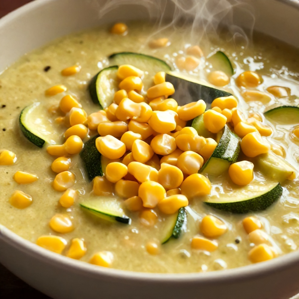 Summer Corn and Zucchini Chowder