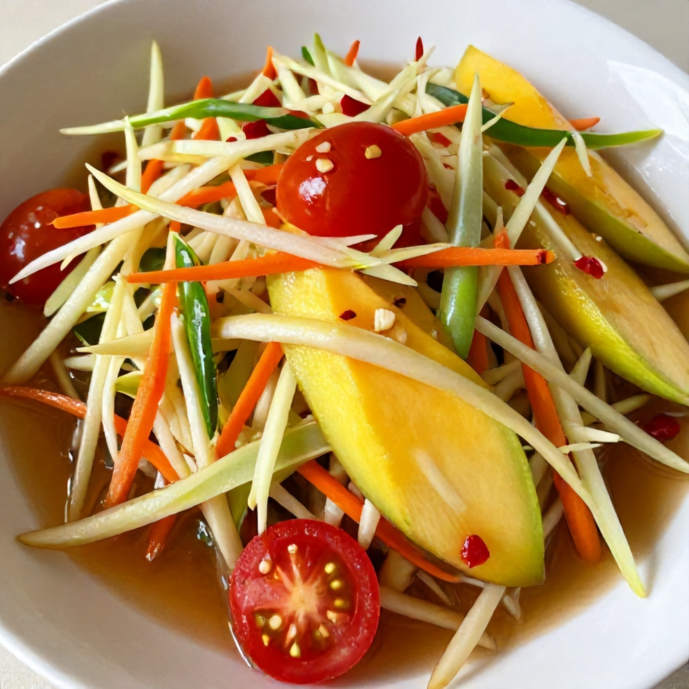 Thai Mango Green Papaya Salad